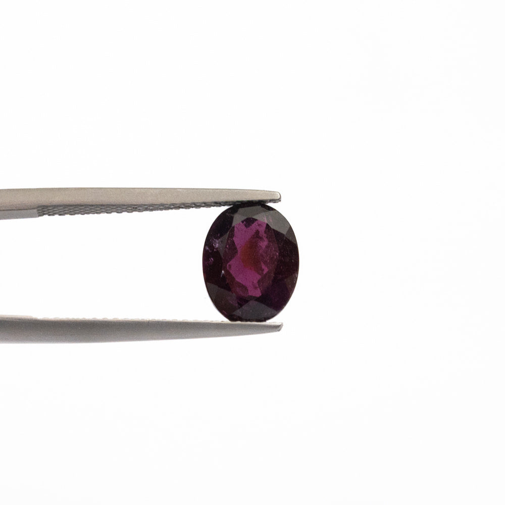 Almandine Garnet Faceted Oval Cut