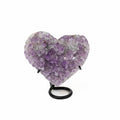 Amethyst Druze Heart
