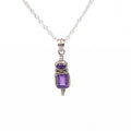 Amethyst Pendant - Silver