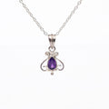 Amethyst Pendant - Silver