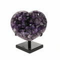 AAA Amethyst Druze Heart