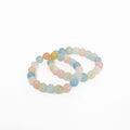 Aquamarine & Morganite Bead Bracelet