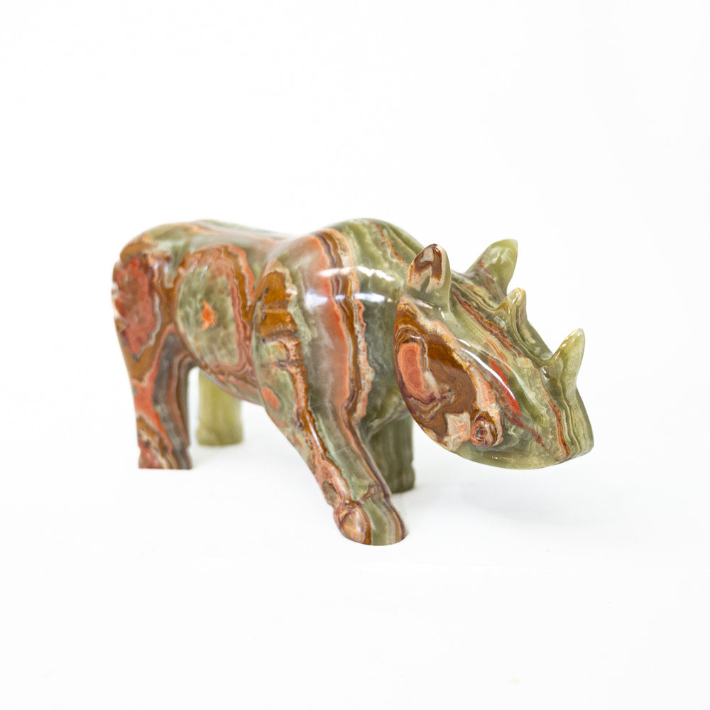 Banded Calcite Rhino