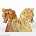 Banded Calcite Bookends
