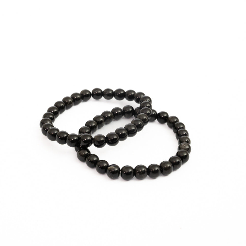 Obsidian Bead Bracelet