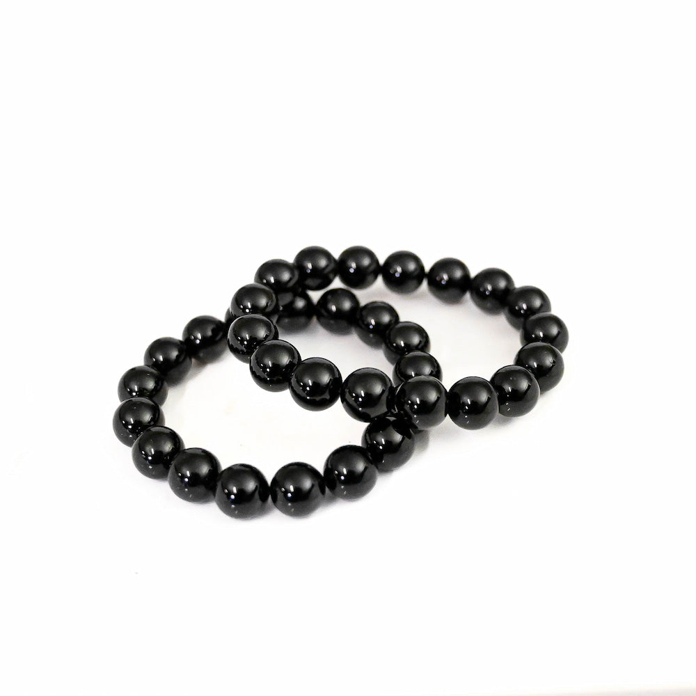 Black Tourmaline Bead Bracelet