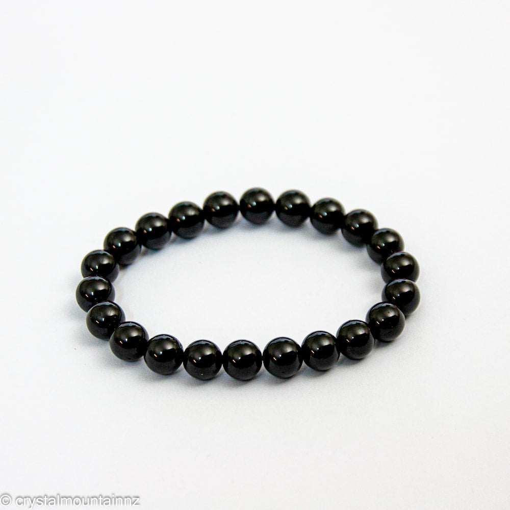 Black Tourmaline Bead Bracelet