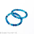 Agate Dyed Bead Bracelet