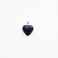 Blue Goldstone Pendant- Heart
