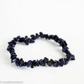 Blue Goldstone Chip Bracelet