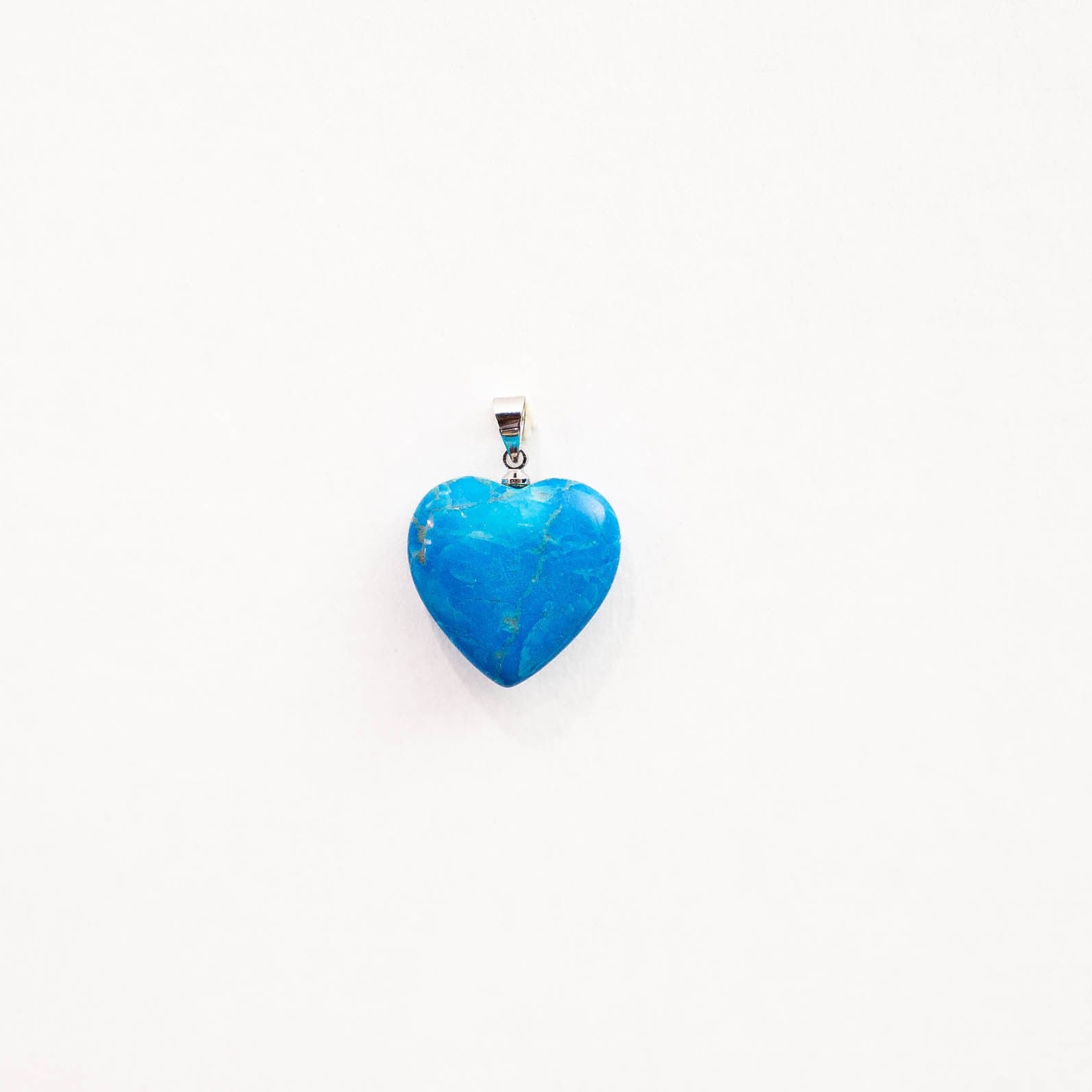 Howlite Pendant- Heart