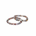 Botswana Agate Bead Bracelet Round