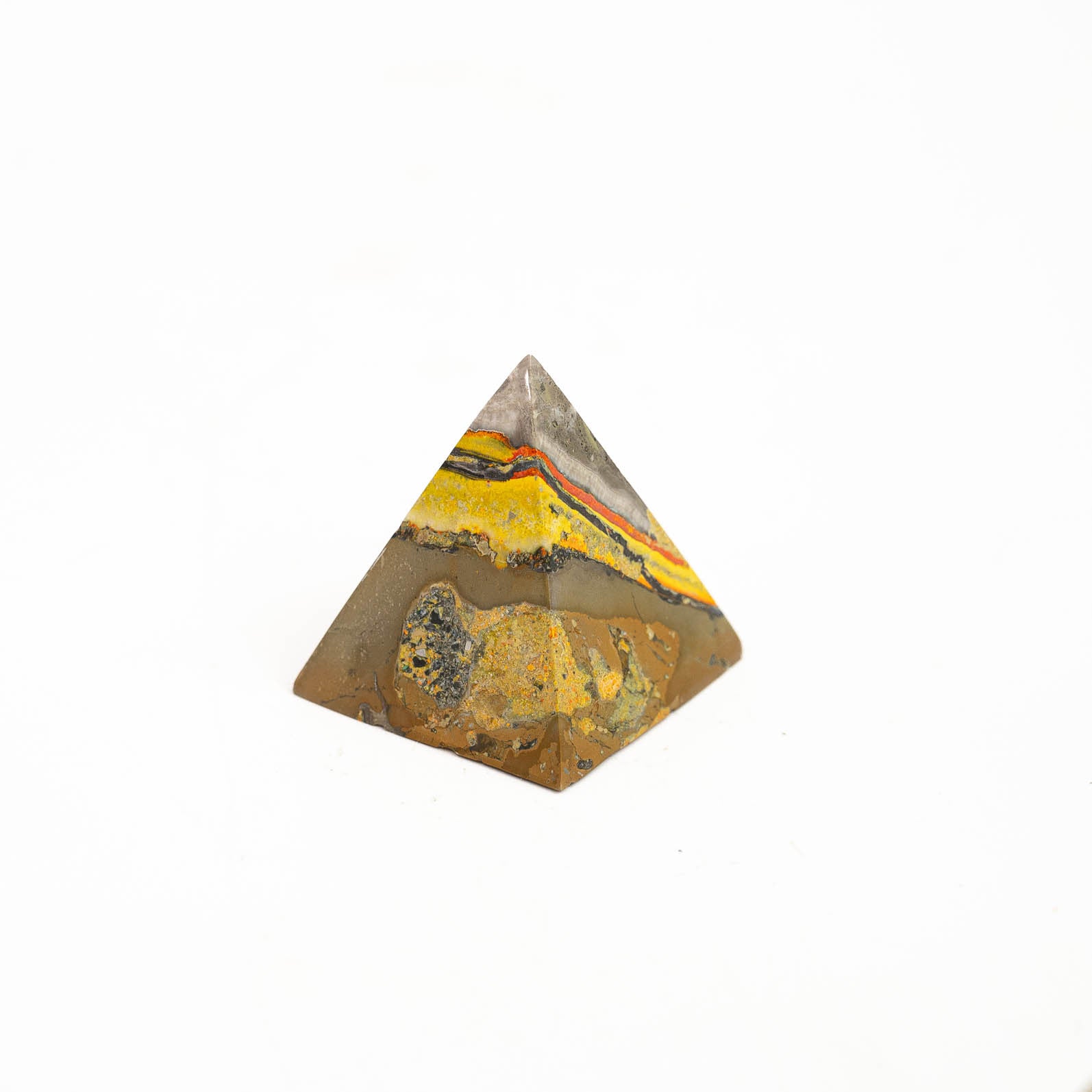 Bumble Bee Jasper Pyramid