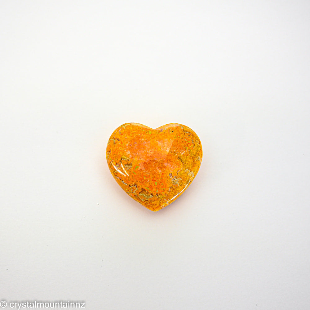 Bumble Bee Jasper Heart