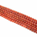 Carnelian Round Bead Strand