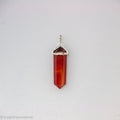 Carnelian Pendant Double Point