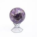 Chevron Amethyst Sphere
