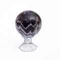 Chevron Amethyst Sphere