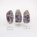 Rough Chevron Amethyst on Stand
