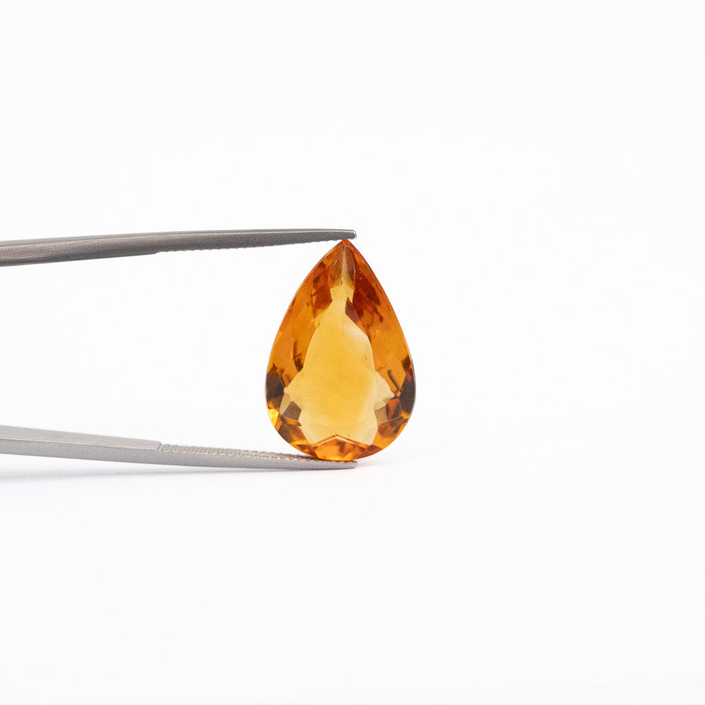 Citrine Faceted Teardrop