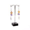 Citrine & Amethyst Earrings