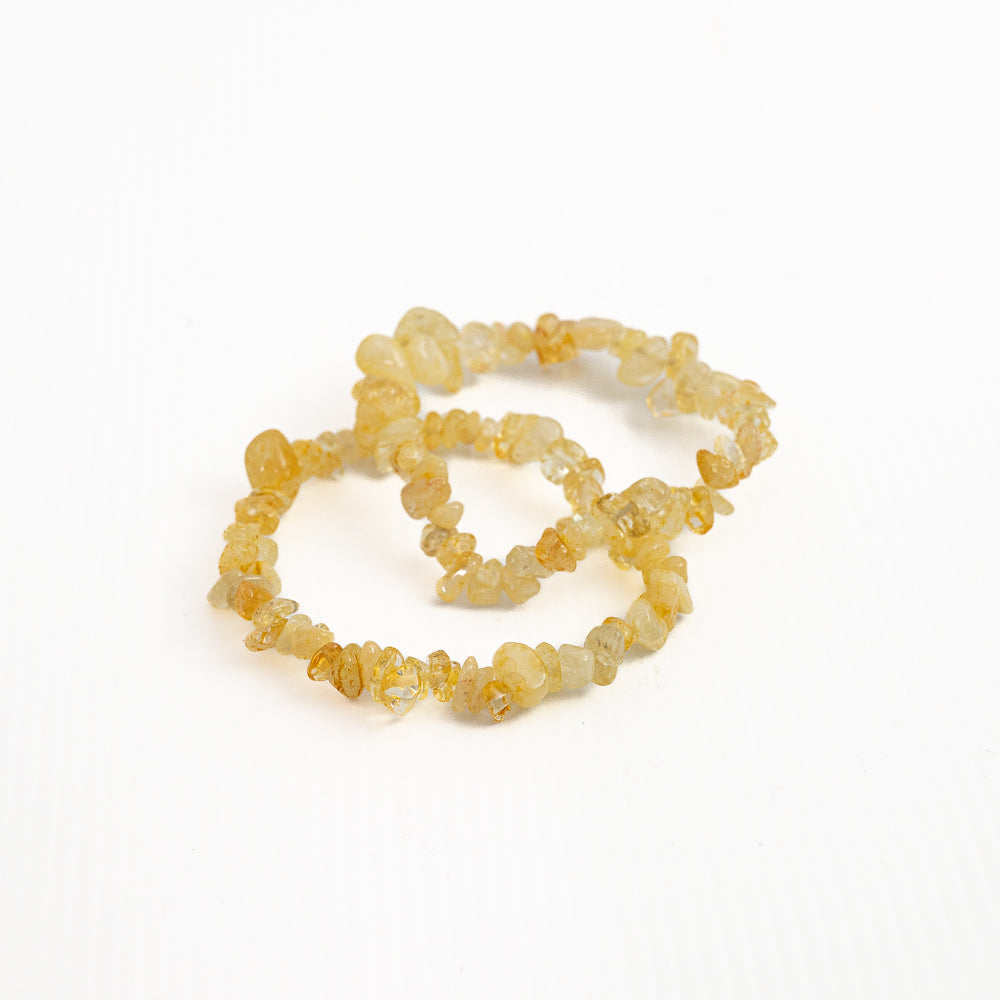 Citrine Chip Bracelet