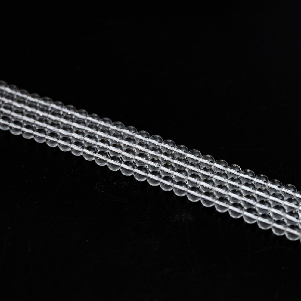 Clear Quartz Round Bead Strand 6mm
