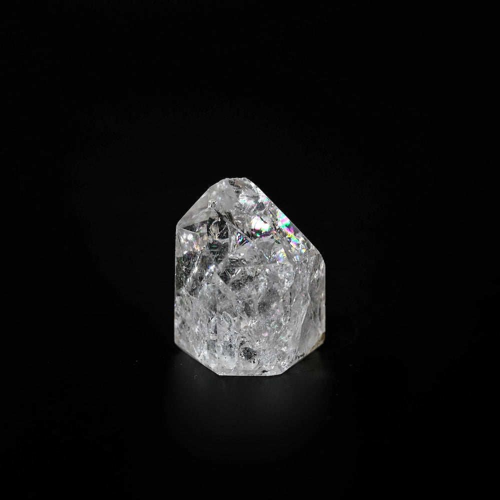 Crackle Clear Quartz Polished Point