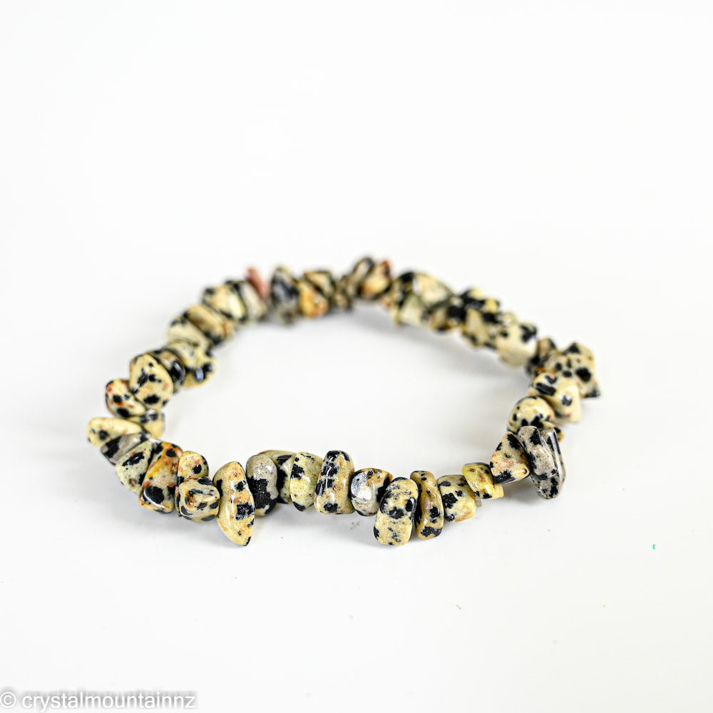Dalmatian Jasper Chip Bracelet