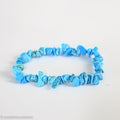 Blue Howlite Chip Bracelet