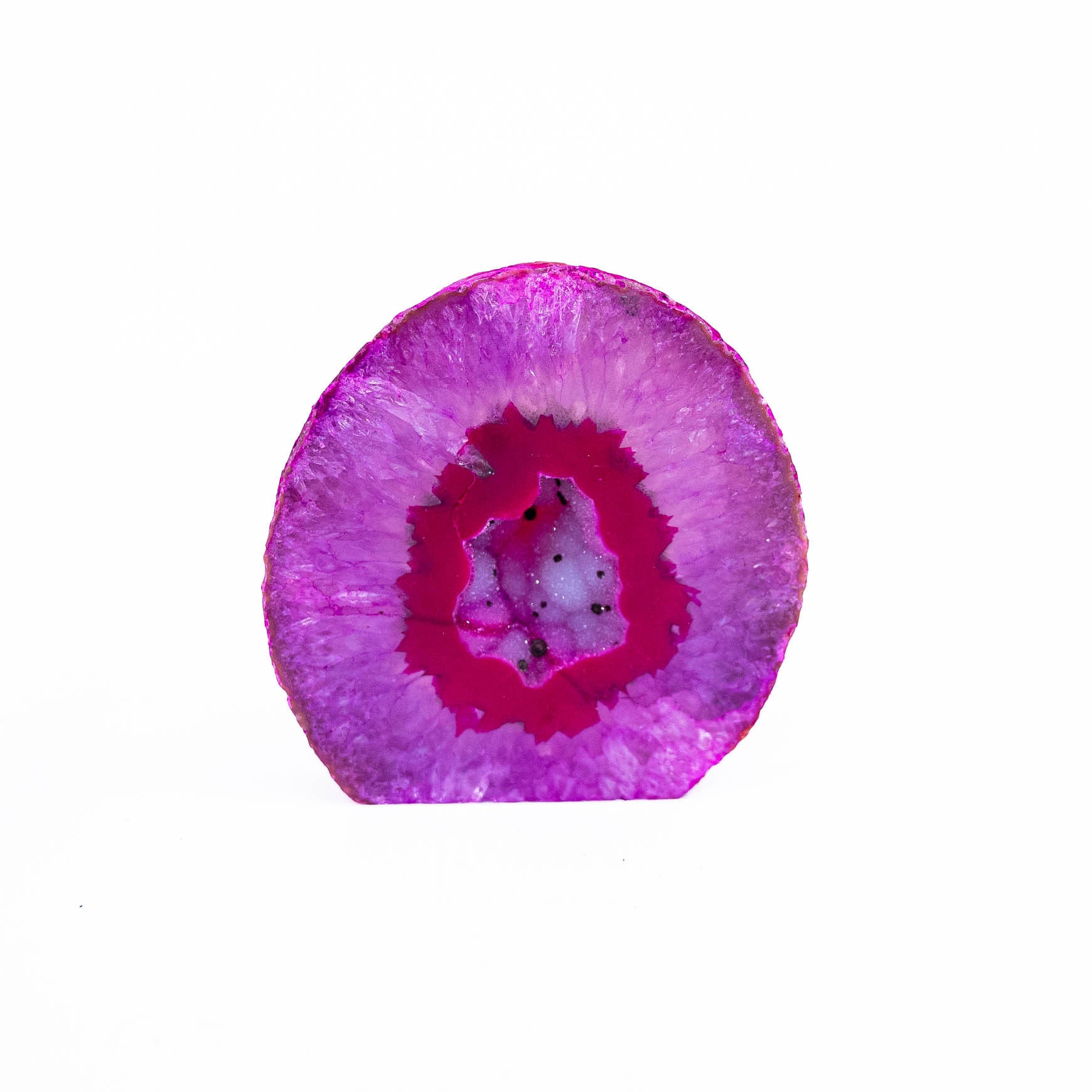 Agate Geode Slab- Pink