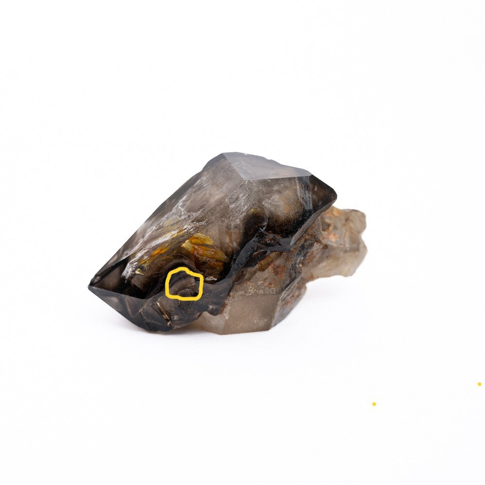 Elestial Quartz Scepter with Fluid Inclusion