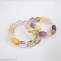 Mixed Stones Bead Bracelet Faceted