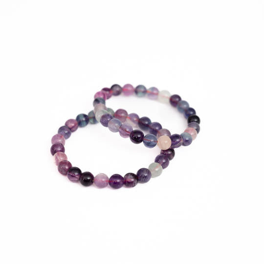 Fluorite Bead Bracelet