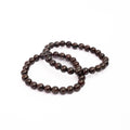 Garnet Bead Bracelet 6mm