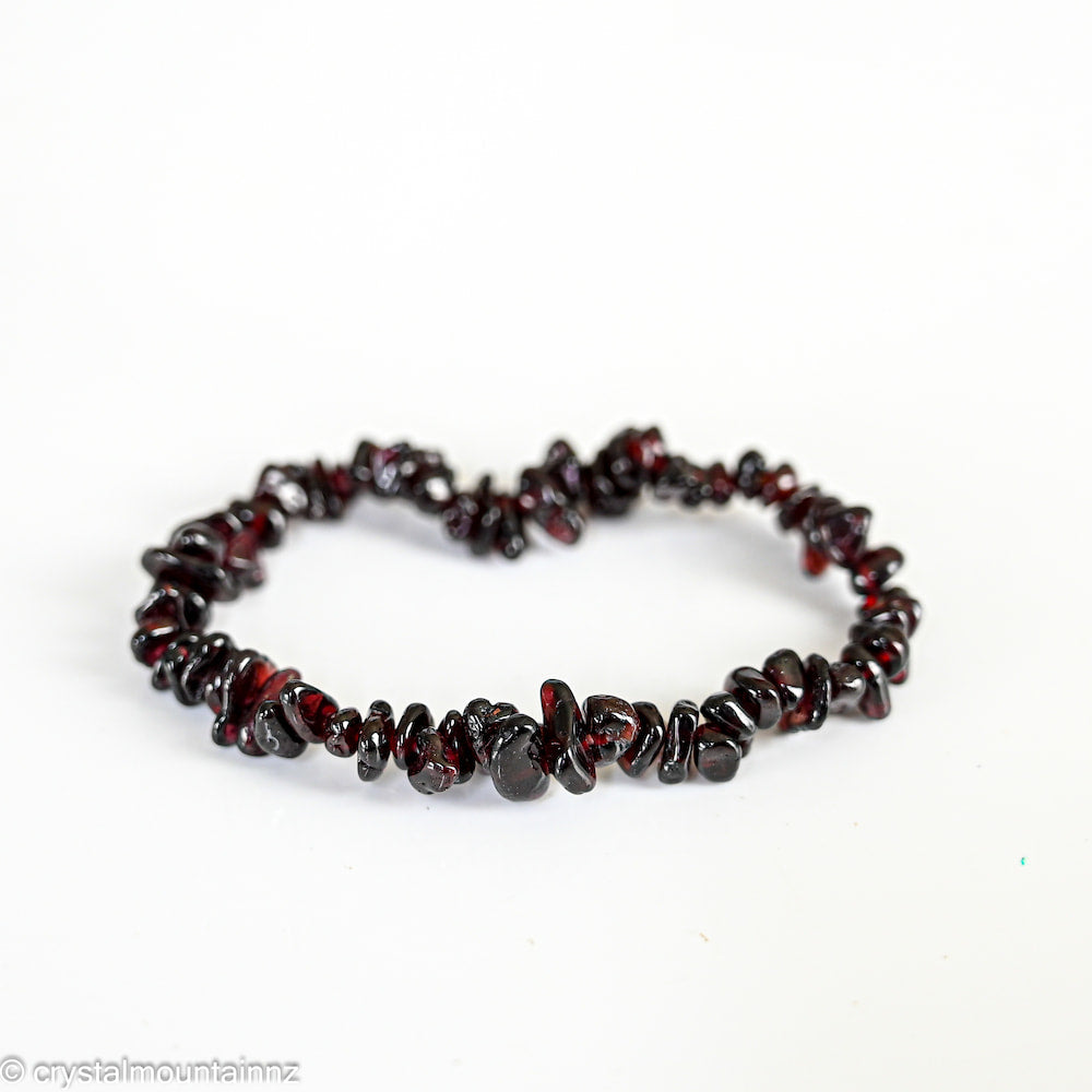 Garnet Chip Bracelet