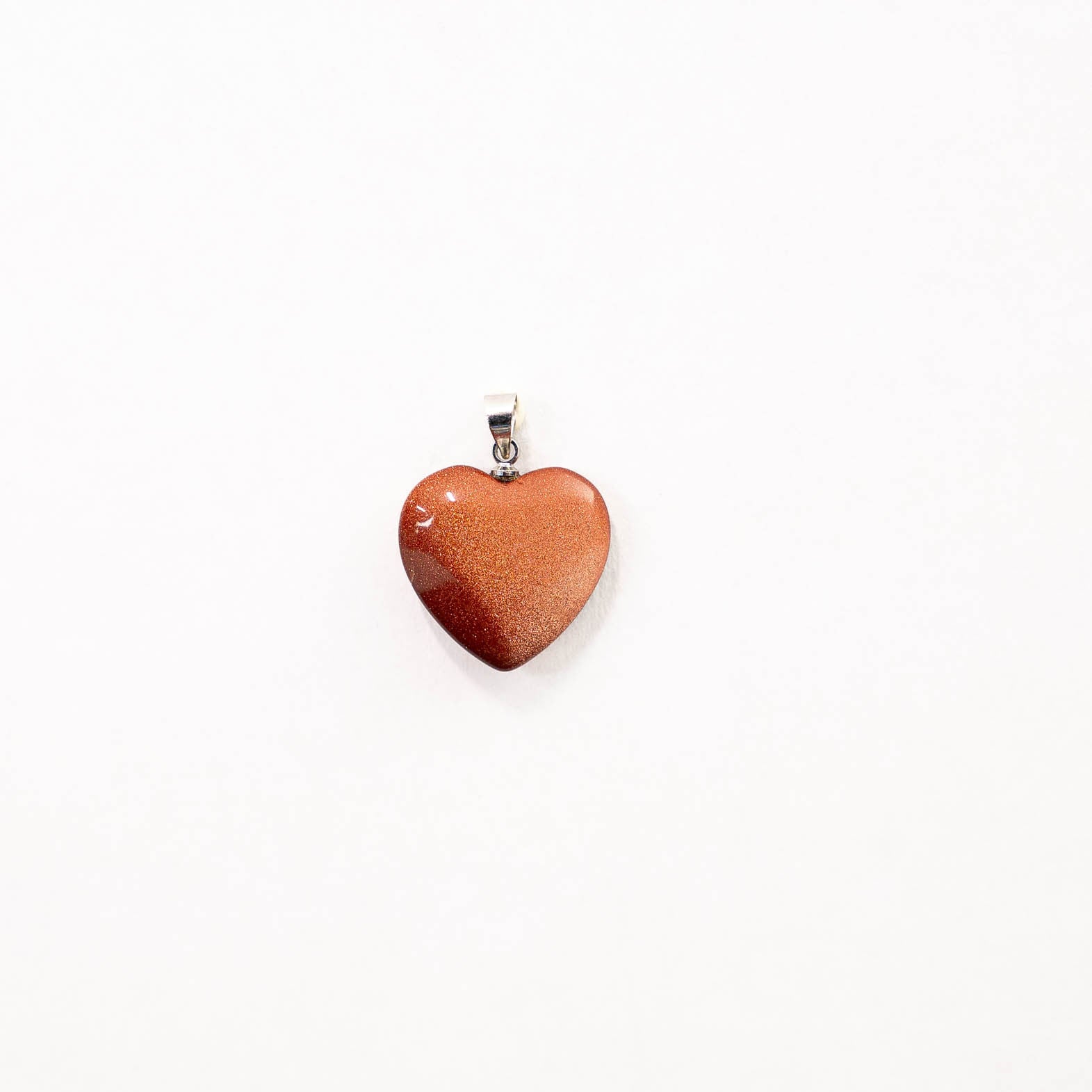 Goldstone Pendant- Heart