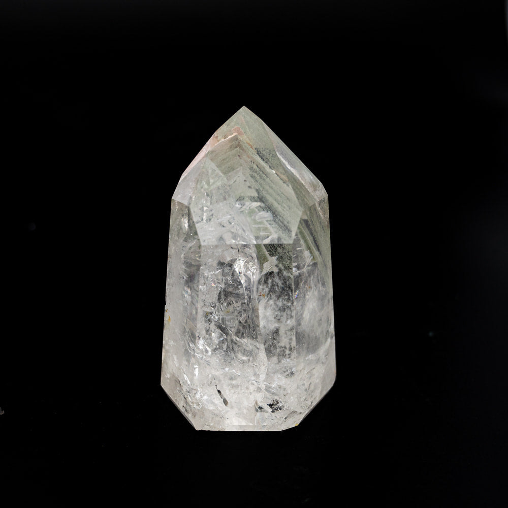 Green Chlorite Phantom Quartz Polished Point