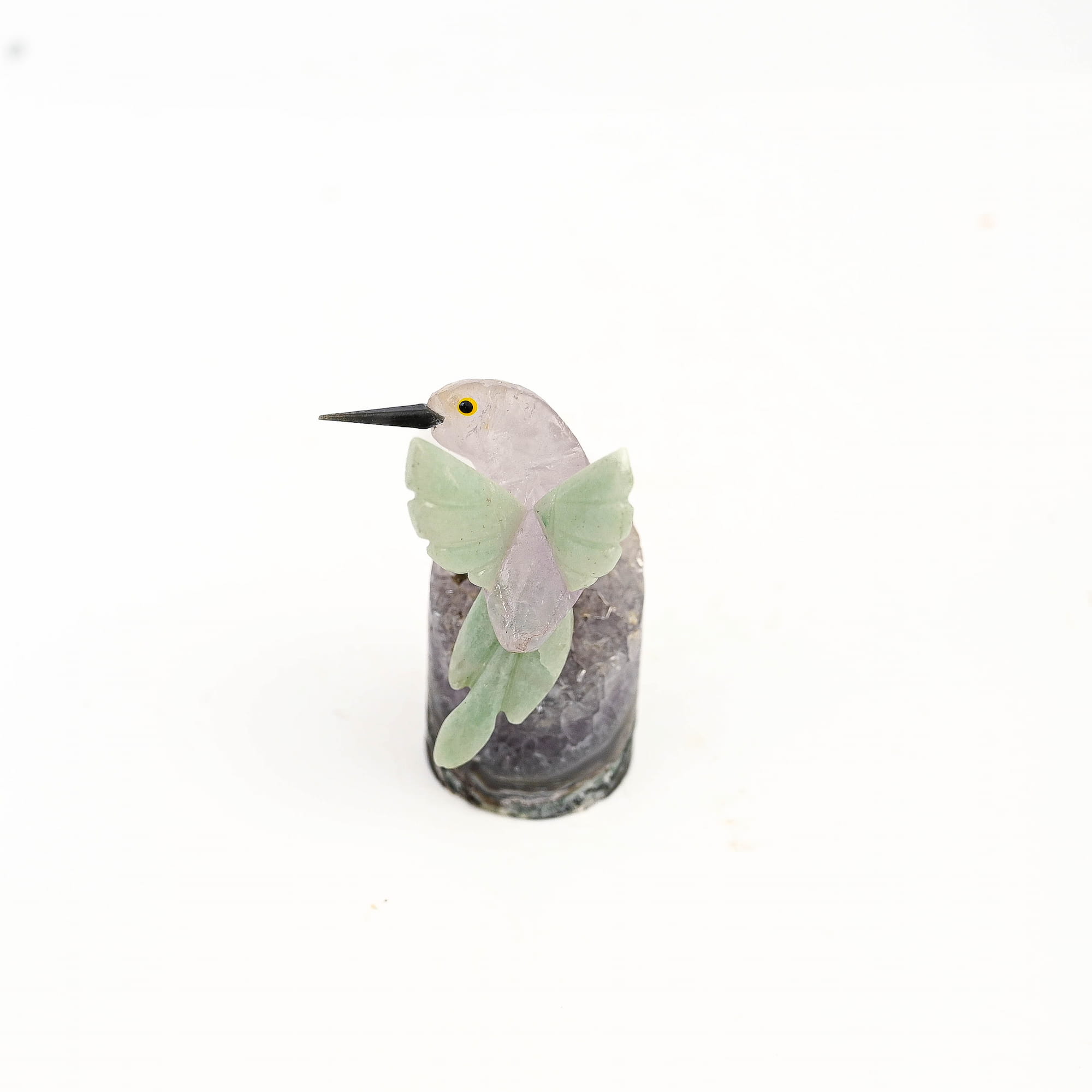 Hummingbird on Amethyst Druze