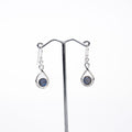 Labradorite Earrings- Silver