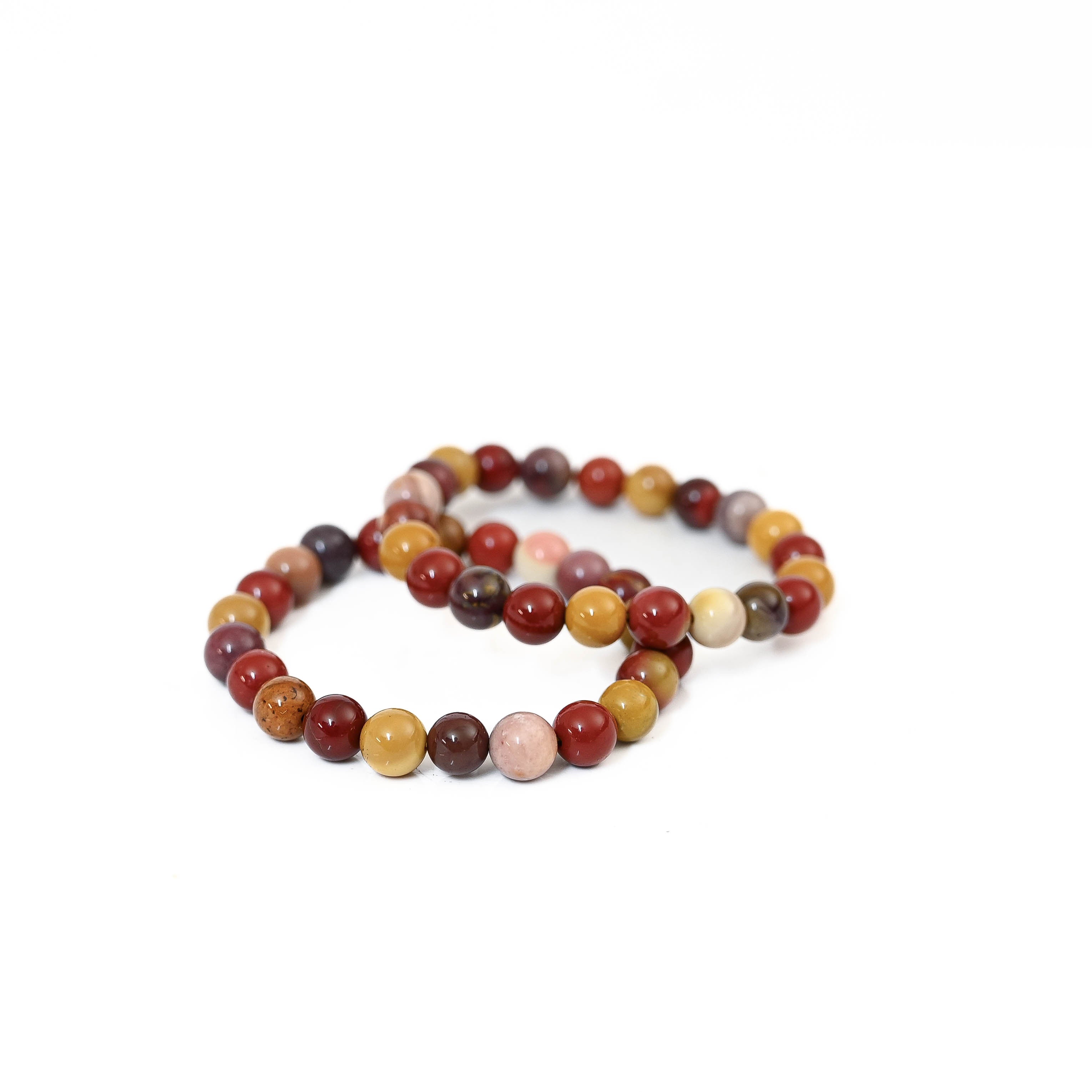 Mookaite Bead Bracelet Round