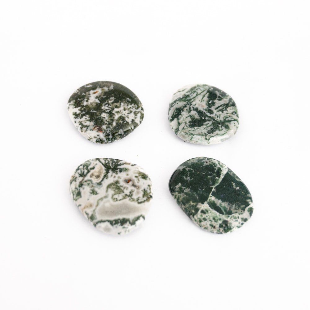Moss Agate Palm Stone