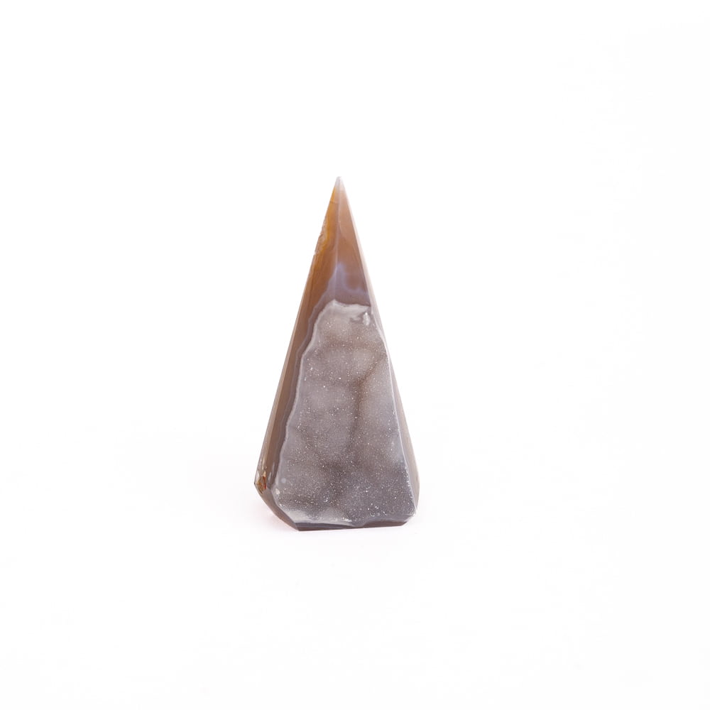 Agate Druze Point- Natural