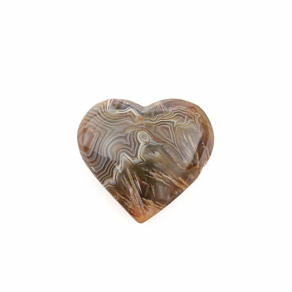 Agate Heart- Natural