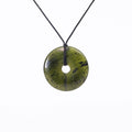 Nephrite Jade Donut Pendant