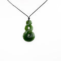 Nephrite Jade Twist Pendant