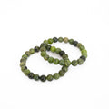 Nephrite Jade Bead Bracelet