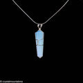 Opalite Point Pendant- Wire Wrapped