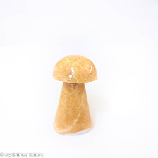 Orange Calcite Mushroom
