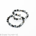 Orca Agate Bead Bracelet